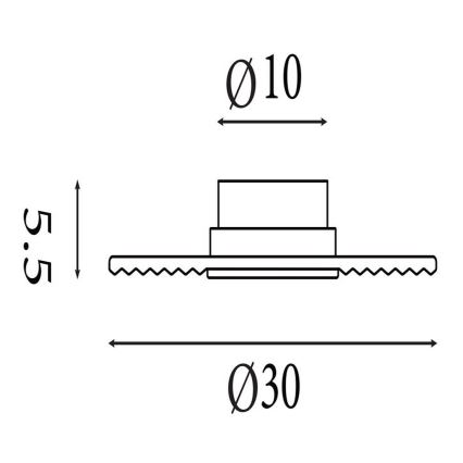 Searchlight - Applique murale LED dimmable CLEO LED/9,4W/230V noire
