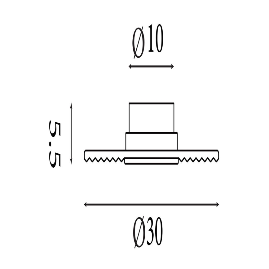 Searchlight - Applique murale LED dimmable CLEO LED/9,4W/230V gris