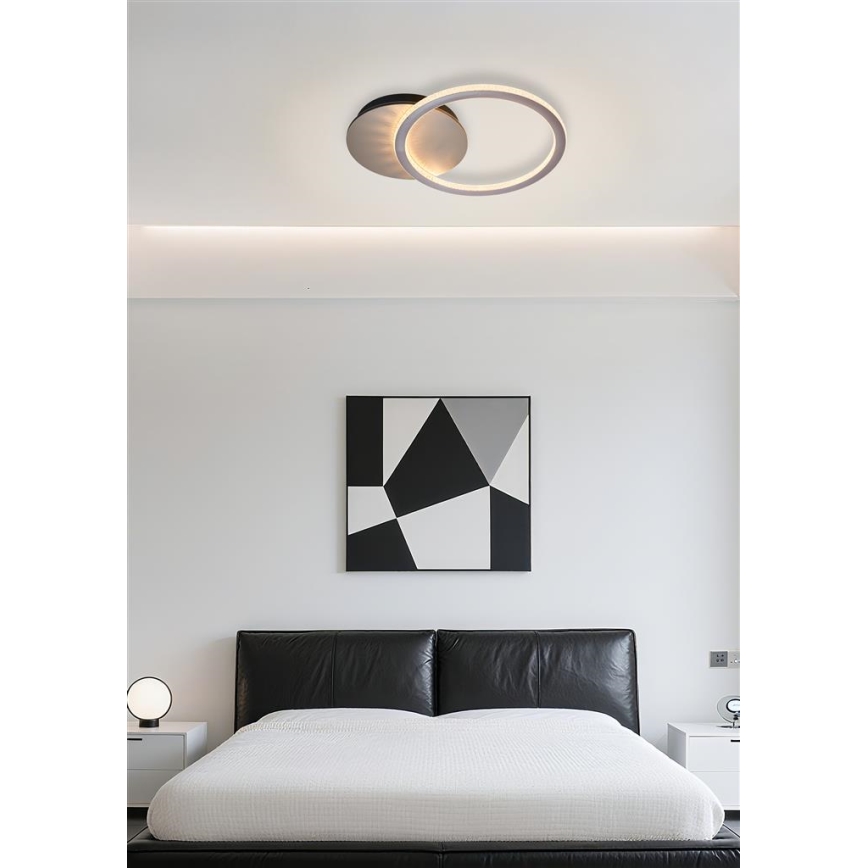 Searchlight - Plafonnier LED dimmable SPECS LED/18W/230V 3000K 35x45 cm laiton