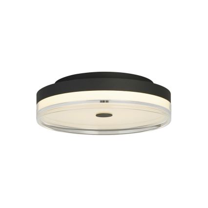 Searchlight - Plafonnier LED CYPRUS LED/21W/230V Ø 30 cm noir