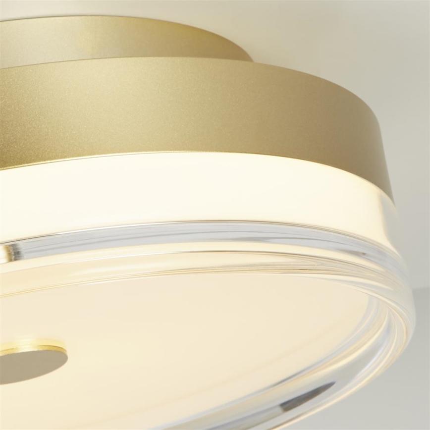 Searchlight - Plafonnier LED CYPRUS LED/21W/230V Ø 30 cm doré