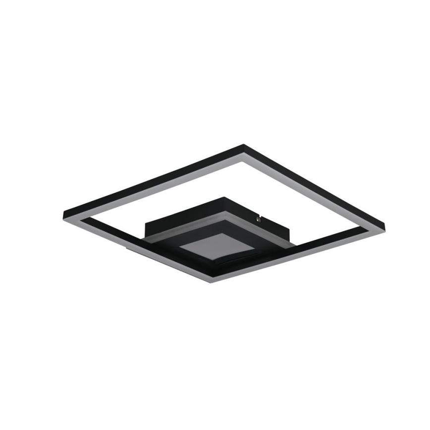 Searchlight - Plafonnier LED dimmable QUADRATE LED/24W/230V 36 x 36 cm noir