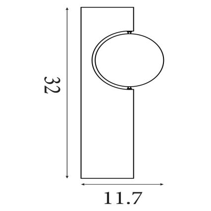 Searchlight - Plafonnier RADIANCE 3xE27/60W/230V Ø 37,5 cm noir