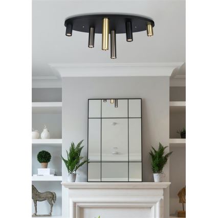 Searchlight - Plafonnier TUBES 6xGU10/10W/230V 80x30 cm