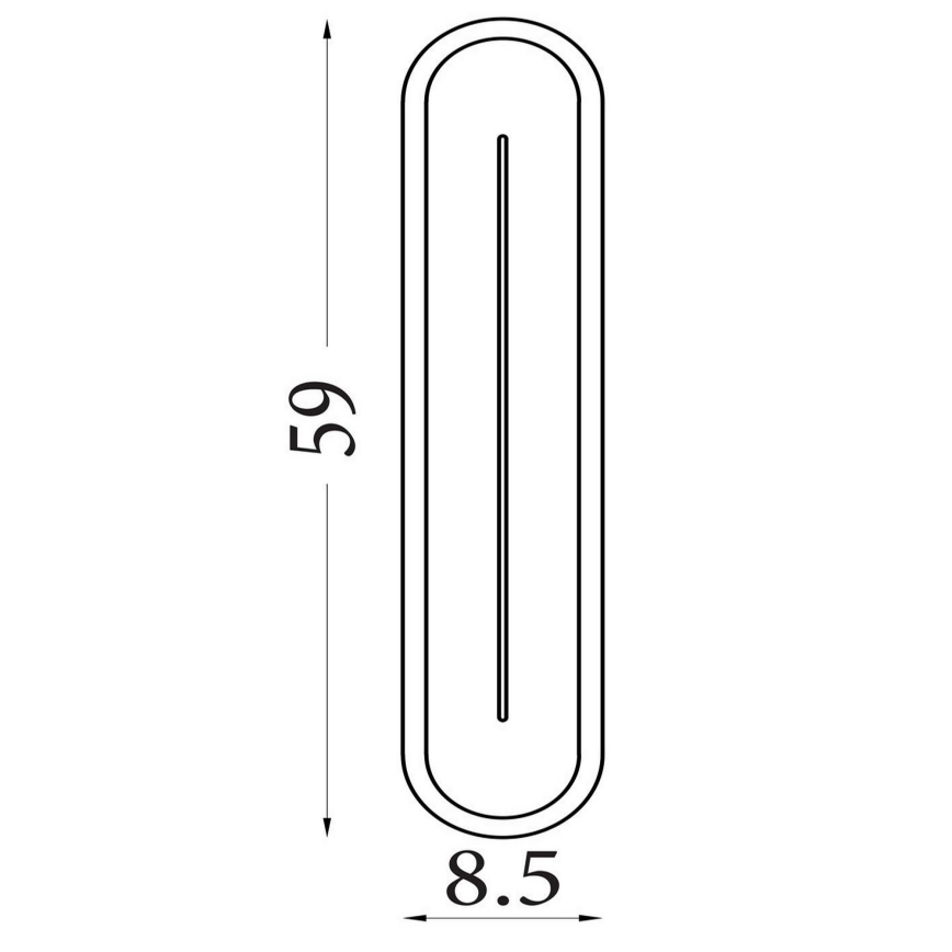 Searchlight - Applique murale LED dimmable COUPER LED/25W/230V 3000K laiton