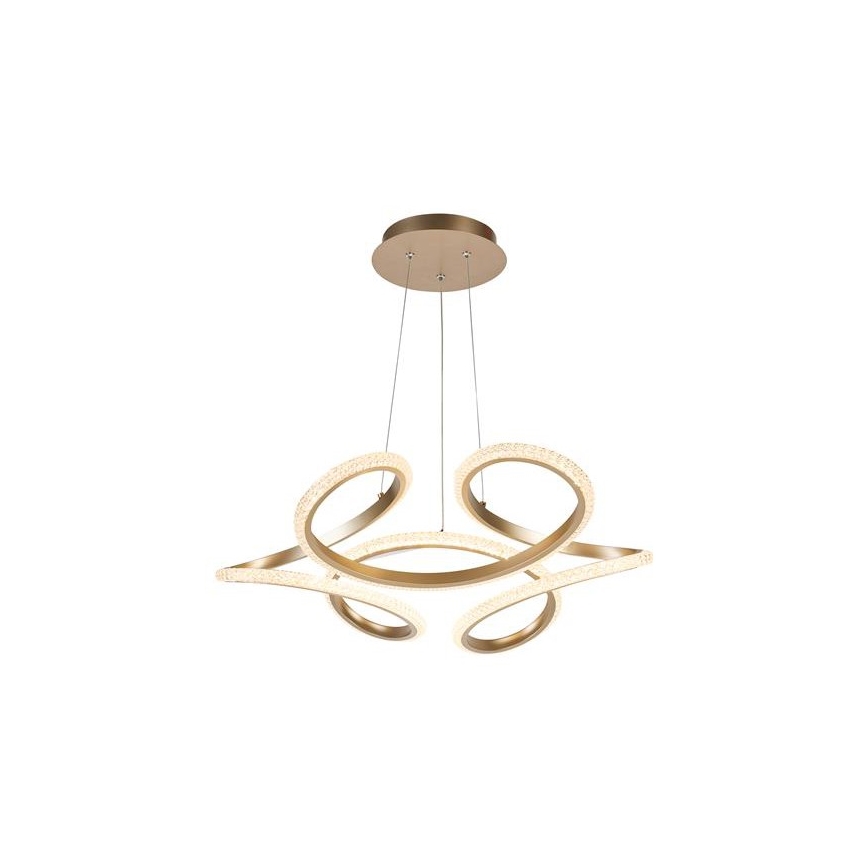 Searchlight - Suspension LED dimmable sur câble DOODLE LED/40W/230V laiton