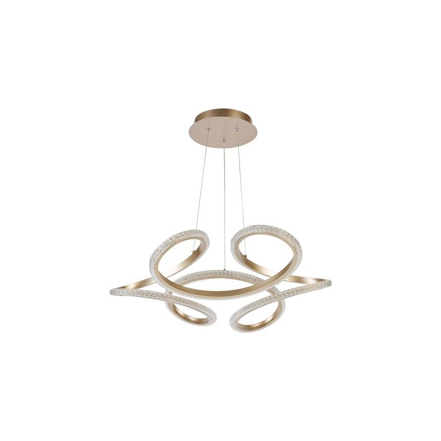 Searchlight - Suspension LED dimmable sur câble DOODLE LED/40W/230V laiton