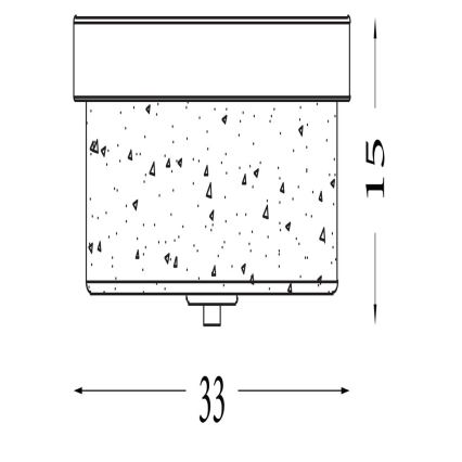 Searchlight - Plafonnier de salle de bains PRESTON 2xE27/60W/230V IP44 Ø 33 cm laiton