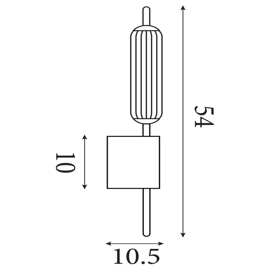 Searchlight - Applique murale LED dimmable CATTAIL LED/6W/230V