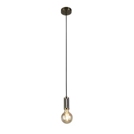 Searchlight - Suspension sur câble SUSPENSION 1xE27/60W/230V laiton