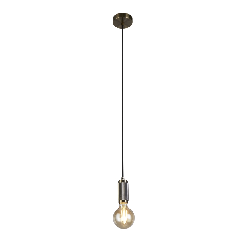 Searchlight - Suspension sur câble SUSPENSION 1xE27/60W/230V laiton