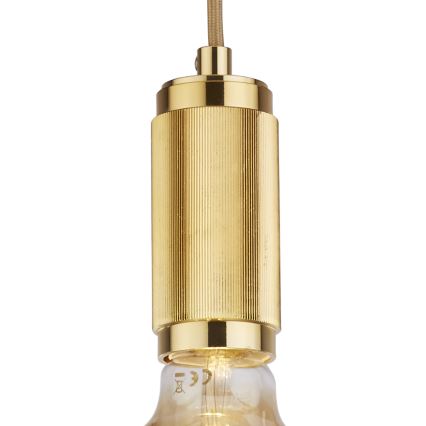 Searchlight - Suspension sur câble SUSPENSION 1xE27/60W/230V dorée