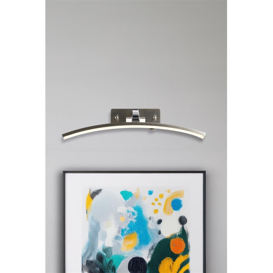 Searchlight - Luminaire pour tableaux SANTORINI LED/10,88W/230V argenté