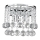 Searchlight -Applique murale en cristal HANNA 2xG9/33W/230V