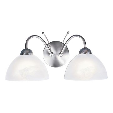 Searchlight - Applique murale MILANESE 2xE14/60W/230V chrome mat