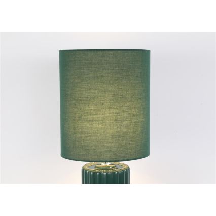 Searchlight - Lampe de table GROOVE 1xE14/60W/230V verte