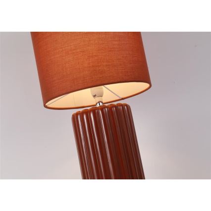 Searchlight - Lampe de table GROOVE 1xE14/60W/230V bordeaux