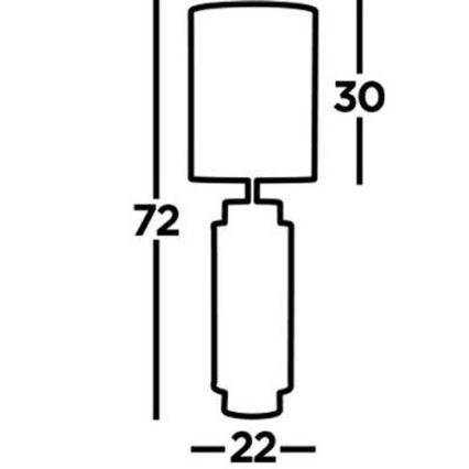 Searchlight - Lampe de table FLASK 1xE27/60W/230V vert