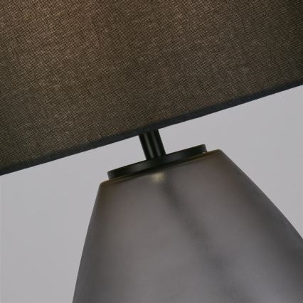 Searchlight - Lampe de table DEVON 1xE27/60W/230V noire