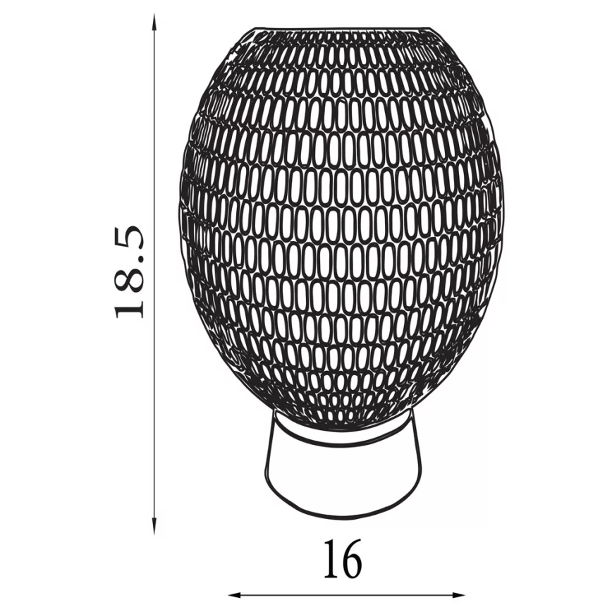 Searchlight - Lampe de table LED MILA LED/0,6W/3xAAA marron