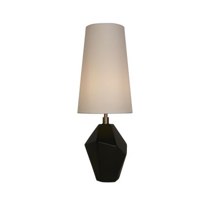 Searchlight - Lampe de table APEX 1xE27/60W/230V noir/gris