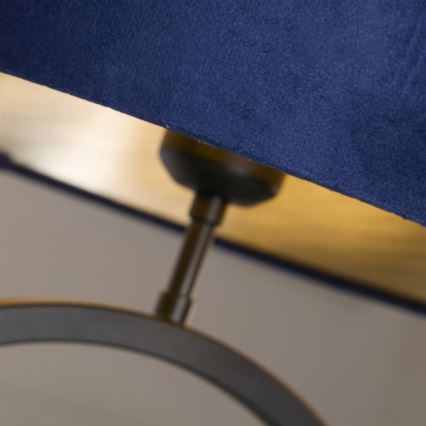 Searchlight - Lampe de table ELEGANT 1xE27/60W/230V bleue