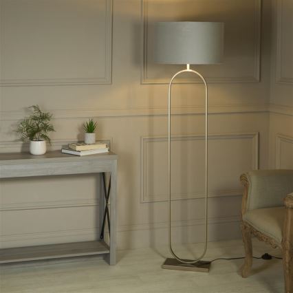 Searchlight - Lampadaire MODISH 1xE27/60W/230V gris