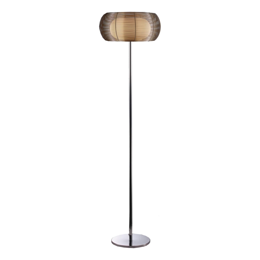 Searchlight - Lampadaire 2xE27/60W/230V marron