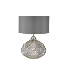 Searchlight - Lampe de table 1xE27/60W/230V gris