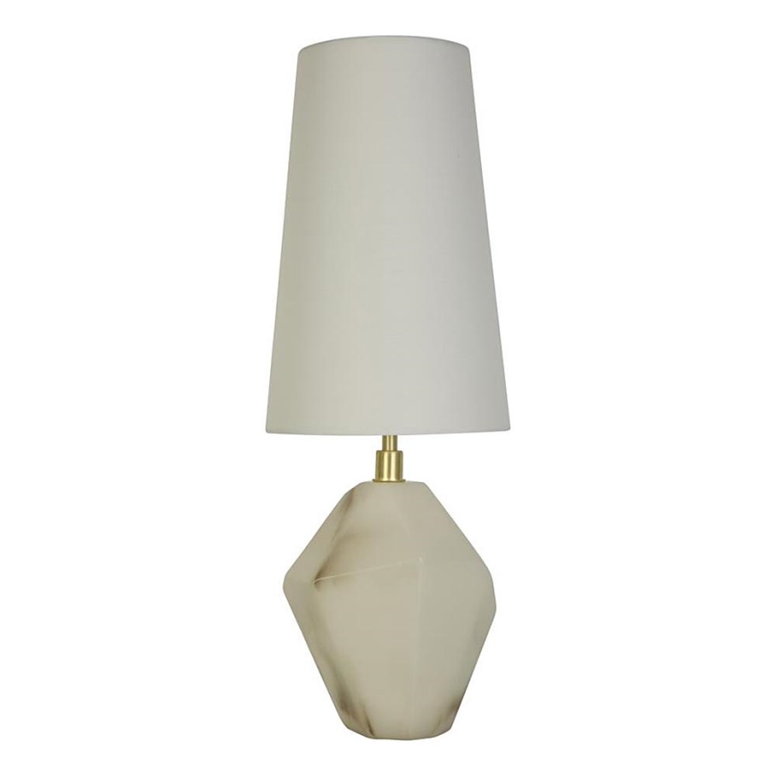 Searchlight - Lampe de table APEX 1xE27/60W/230V blanche/grise
