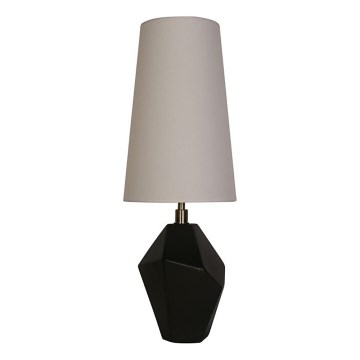 Searchlight - Lampe de table APEX 1xE27/60W/230V noir/gris