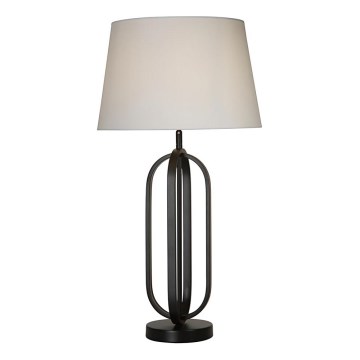 Searchlight - Lampe de table CHIC 1xE27/60W/230V blanche