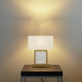 Searchlight - Lampe de table CLARENDON 1xE27/60W/230V laiton