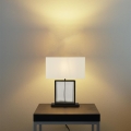 Searchlight - Lampe de table CLARENDON 1xE27/60W/230V noir