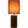 Searchlight - Lampe de table GROOVE 1xE14/60W/230V bordeaux