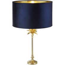 Searchlight - Lampe de table PALM 1xE27/10W/230V bleu/doré