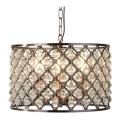Searchlight - Lustre en cristal sur chaîne MARQUISE 3xE14/40W/230V