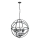 Searchlight - Lustre sur chaîne ORBIT 6xE14/60W/230V noir