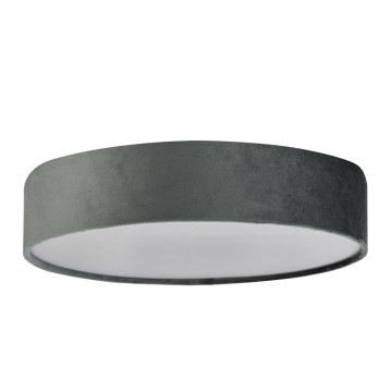 Searchlight - Plafonnier DRUM 3xE27/60W/230V gris