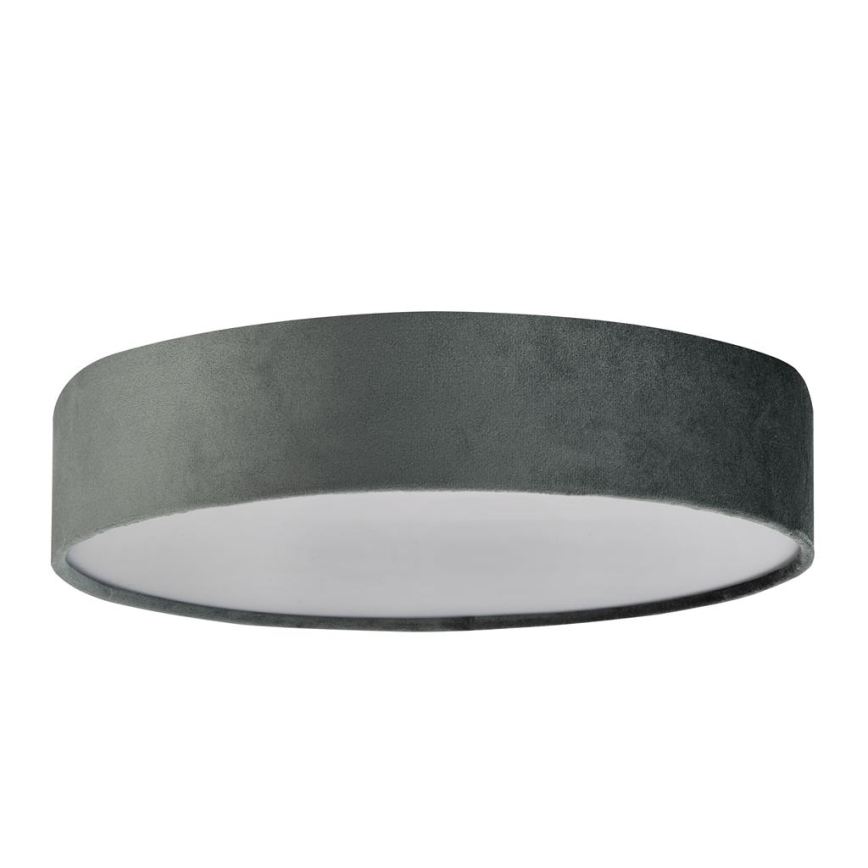 Searchlight - Plafonnier DRUM 3xE27/60W/230V gris