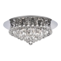 Searchlight - Plafonnier en cristal HANNA 6xG9/33W/230V