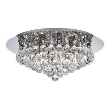 Searchlight - Plafonnier en cristal HANNA 6xG9/33W/230V