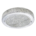 Searchlight - Plafonnier FLUSH LED/24W/230V d. 40 cm chrome