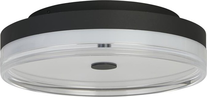 Searchlight - Plafonnier LED CYPRUS LED/21W/230V Ø 30 cm noir