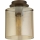 Searchlight - Plafonnier SWEDEN 1xE27/60 W/230 V Ø 22 cm marron/fumé