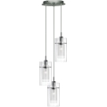 Searchlight - Suspension filaire DUO 3xE14/60W/230V chrome mat