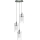 Searchlight - Suspension filaire DUO 3xE14/60W/230V chrome mat