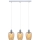 Searchlight - Suspension filaire PIRITA 3xE14/40W/230V