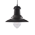 Searchlight - Suspension sur câble FISHERMAN 1xE27/60W/230V noir