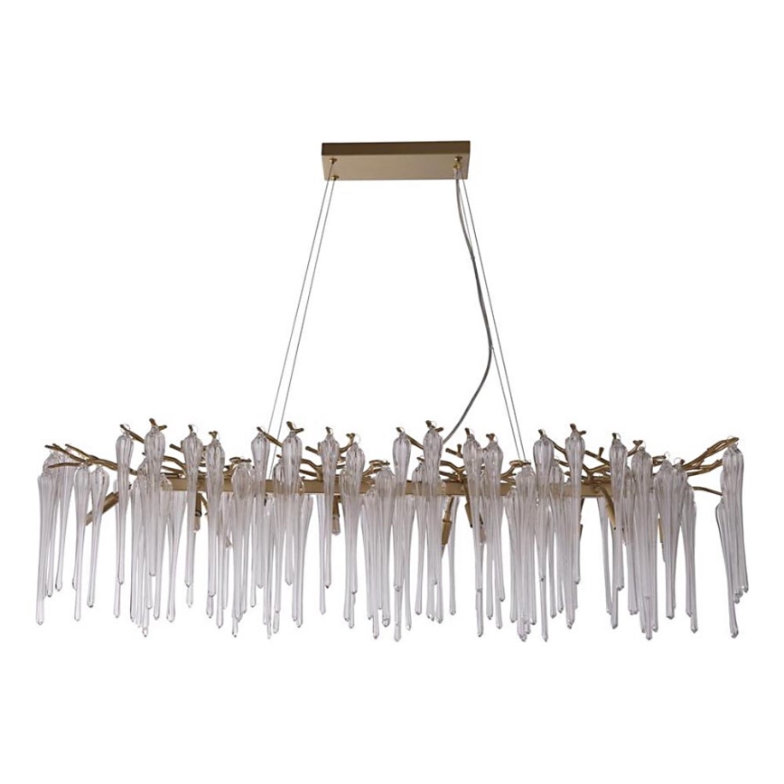 Searchlight - Suspension sur câble HERITAGE 10xG9/33W/230V
